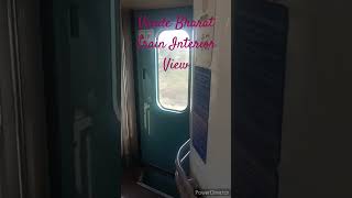 Train #vandebharatexpress  interior view