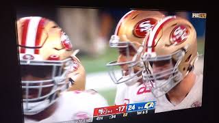 Crazy last 4 minutes of 49ers vs Rams week 18 2022 [4th qauter