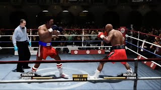 George Foreman vs Evander Holyfield FIGHT NIGHT CHAMPION