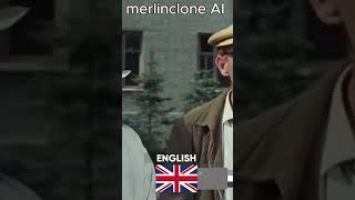 нейросеть переводит видео на любой язык - merlinclone ai #merlinclone #ai #нейросеть