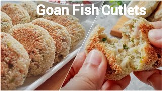 Goan Fish Cutlets | Fresh Mackerel Cutlets