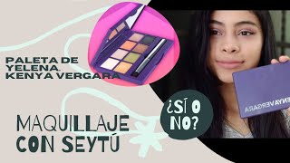 Maquillaje con colores Neutros, con la paleta de Yelena Kenya Vergara seytu