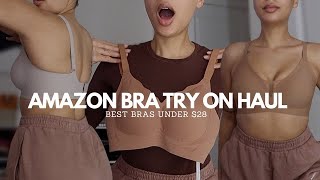 THE PERFECT AMAZON BRAS TRY ON HAUL ♡  amazon bra must haves | Oeak Jelly Strips Bras Review