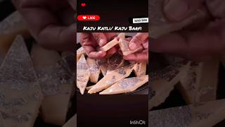 Must try Kaju Katli/ Kaju Barfi/ Cashew Sweet #recipe #ytshorts #shorts #subscribe #trending #viral