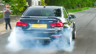 570HP BMW M3 F80 with Catless Downpipes - BURNOUTS And Powerslides!