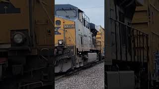 CSX shoving boxcars for the paper recycling plant