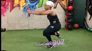 {Quads} Weighted Kneeling Jump Squats