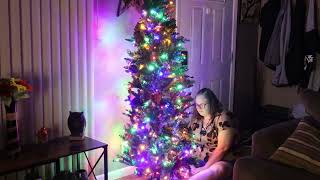 Christmas is Coming | Funcid 6ft Pre lit Pencil Christmas Tree