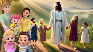 Walking with Jesus ✝️ | Nursery Rhymes & Kids Songs 2024