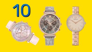 10 gift ideas for women Crystal Watches Luxury elegant designer fashion stylish wristwatch Swarovski