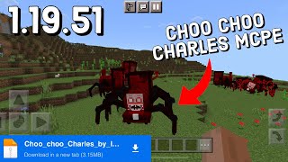 Choo Choo Charles Mod For Minecraft Pe 1.19 | Choo Choo Charles Addon For Minecraft Pe 1.19