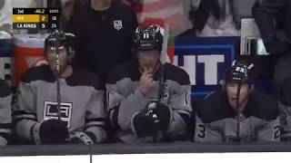 Anze Kopitar goal. Pittsburgh Penguins vs Los Angeles Kings 1/12/2019