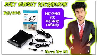 My New Mic "Boya By M1" | Best Budget Mic | Suppored By Smartphone, Camera, Laptops, Etc | Gold Lite