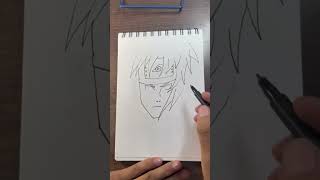 Anime drawing step by step #art #drawingskill #drawingtutorial #quickdrawing #anime #shorts