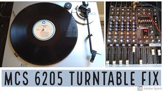 MCS 6205 (rebadged Technics) Turntable Fix