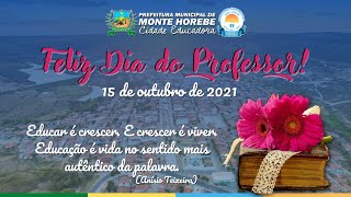 Live em Homenagem ao Dia do Professor 2021 - Monte Horebe PB