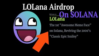 LOLana airdrop on Solana | $Lolana Test Token holders #LOLANA #Lolanaairdrop #Airdrop