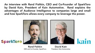 David Kain interviews Rand Fishkin, CEO and Co-Founder of SparkToro on Audience Intelligence