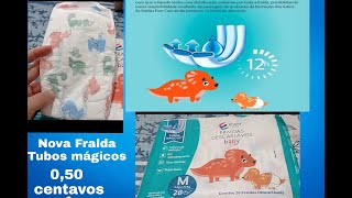 FRALDA EVER CARE BABY TUBOS MÁGICOS DROGARIA SÃO PAULO - RESENHA/ MINHA OPINIÃO