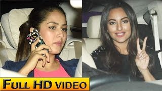 Mira Rajput And Sonakshi Sinha FACE OFF At 'Noor' Screening!