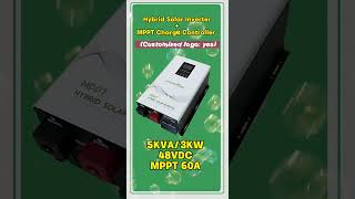 Off grid 3kw Solar inverter hybrid inverters with MPPT 60A for solar system #solarinverter #energy