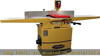 Powermatic 60HH, 8-Inch Jointer, Helical Head, 2 HP, 1Ph 230V (1610086K)