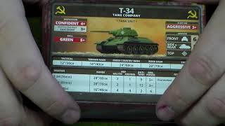 Review Flames of War Bagration Soviet Unit Cards