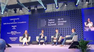 Cert -Trace on stage at the Tallinn Digital Summit 2022