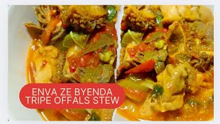 Yiga okufumba Enva Ze BYENDA | Tripe Offals Stew - Ugandan Byenda recipe