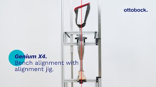 Genium X4. Bench alignment with alignment jig. | Ottobock Professionals