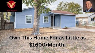 Own this home for as little as $1600/moth!