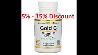 Discount - California Gold Nutrition, Gold C, Vitamin C, 1,000 mg, 60 Veggie Capsules Review