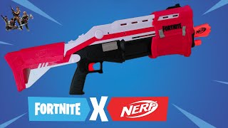 Nerf MEGA Fortnite TS (Tactical Shotgun) Blaster Unboxing and Review