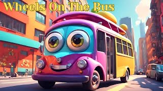 Wheels On The Bus Go Round & Round Song : Nursery Rhymes & Kids Fun Songs!