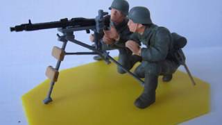 Tamiya 1:35 German Machine Gun Troops  Painted!