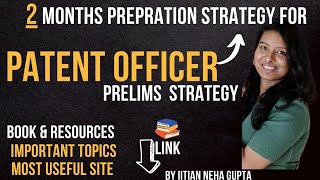 Patent officer Prepration strategy 2023|Important books & resources|patent officer recruitment 2023