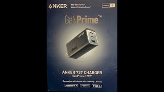 Great 120 watts USB-C and USB-A travel computer and phone GaN charger by Anker. Highly recommended