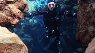 Diving in Silfra: Thingvellir National Park