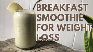 HIGH PROTEIN OATS BREAKFAST SMOOTHIE RECIPE|HOW TO LOOSE WEIGHT FAST|APPLES, PEANUT BUTTER CHIA SEED