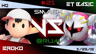 SAR21 - SSBU WQ - Broko (Ness) vs ET Basic (Snake, Meta Knight)