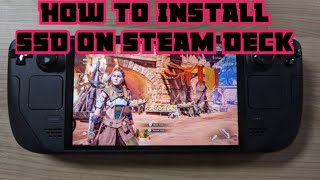 How to install SSD on Steam deck