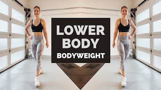 Follow Along Lower Body Workout | No Equipment