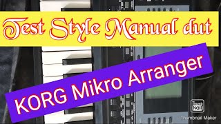 KORG Micro Arranger rekomendasi Keyboard OT hrga 4,5 jtan, Test Dangdut Manual