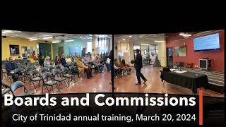 Part 2 of 2, Boards and Commissions, City of Trinidad, March 20, 2024. 2024 03 20 10 11 39 Live