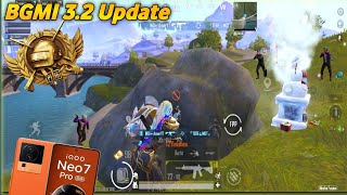 IQOO NEO 7 PRO BGMI TEST 3.2 update gameplay x suit gameplay PUBG mobile IQOO neo 6,neo 7,neo 9