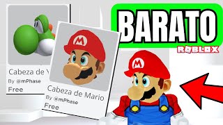 COMO SER LOS PERSONAJES DE MARIO BROS EN ROBLOX ÍTEMS BARATOS