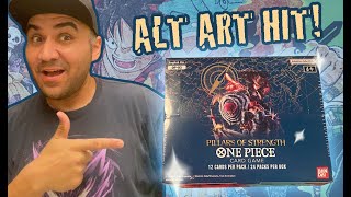 One Piece Card Game Pillars of Strength Booster Box Opening! Alt Art HIT!