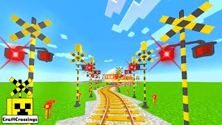 踏切アニメ 電車 ふみきり Railway level Railroad crossing trains 157