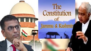 Article 370 revocation & the Constitution of jammu & kashmir- LIVE SUPREME COURT OF INDIA #cji