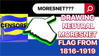 Drawing Neutral Moresnet Flag from 1816-1919